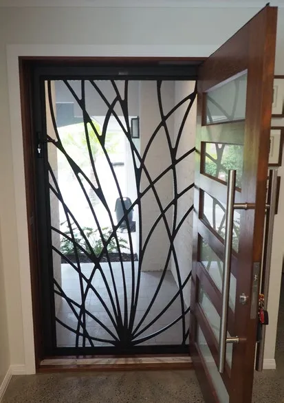 Decoview laser-cut security screen