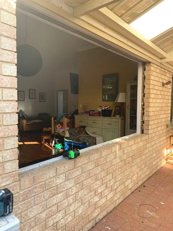 Glass door install — Classic Security Mandurah