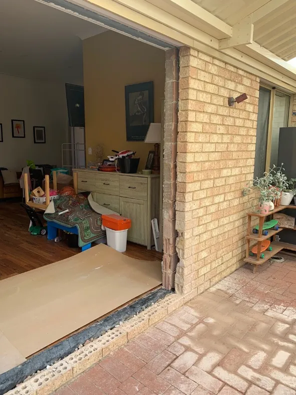 Glass door detail — Classic Security Mandurah