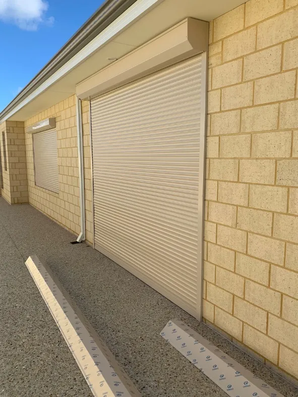 Roller shutter door install — Classic Security Mandurah