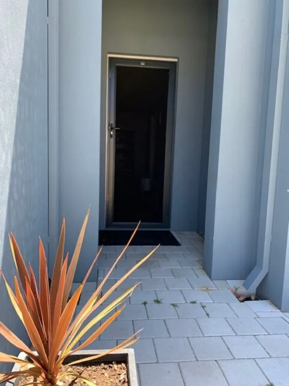 Black security door — Classic Security Mandurah