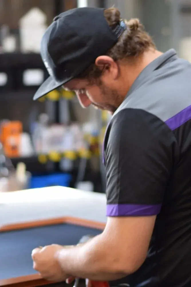 Technician at the workbench